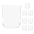 thumbnail image 1 of QUMIIRITY Cooker Water Box Pressure Cooker Water Cup Transparent 8Pcs Drip Prevention for Cooks, 1 of 8