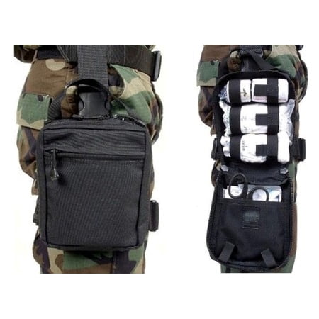 Blackhawk Omega Elite Drop Leg Medical Pouch Black 56MP00BK