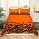thumbnail image 1 of Funda Nórdica Halloween Queen Size Juego de Cama Negro Naranja Horror Animales Salvajes, 1 of 6