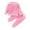 Pink, variant on Toddler Baby Girl Clothes Winter Warm Fleece Sweatshirt Tops and Pants 2Pcs Fall Tracksuit Outfits Set