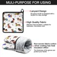 thumbnail image 7 of Dachshund Footprint Bone Kitchen Oven Mitt and Pot Holder Sets 4 Pcs for Baking, Cooking and Grilling, Heat Resistant Up To 392 °F, 7 of 7