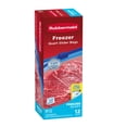 thumbnail image 6 of Rubbermaid Freezer Slider Flex Gusset Slide Zipper Quart Freezer Bags, 12 Count, 6 of 8