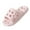 Pink, variant on Yellow Ladies Yellow Eva Slippers Round Toe Slip On Indoor Outdoor Anti Slip Comfortable Summer Bathroom Shoes
