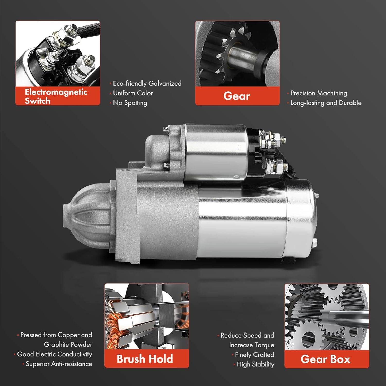 AS-PL 12V Starter Motor For Ford Capri, Granada, Scorpio, Sierra 2.8 V6 - 9 Tooth