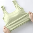 thumbnail image 6 of ZQUUVOU Women's Plus Size Cami with Removable Cups Scoop Neck Stretchy Breathable for Work Office Weekend Loungewear Green, 6 of 6