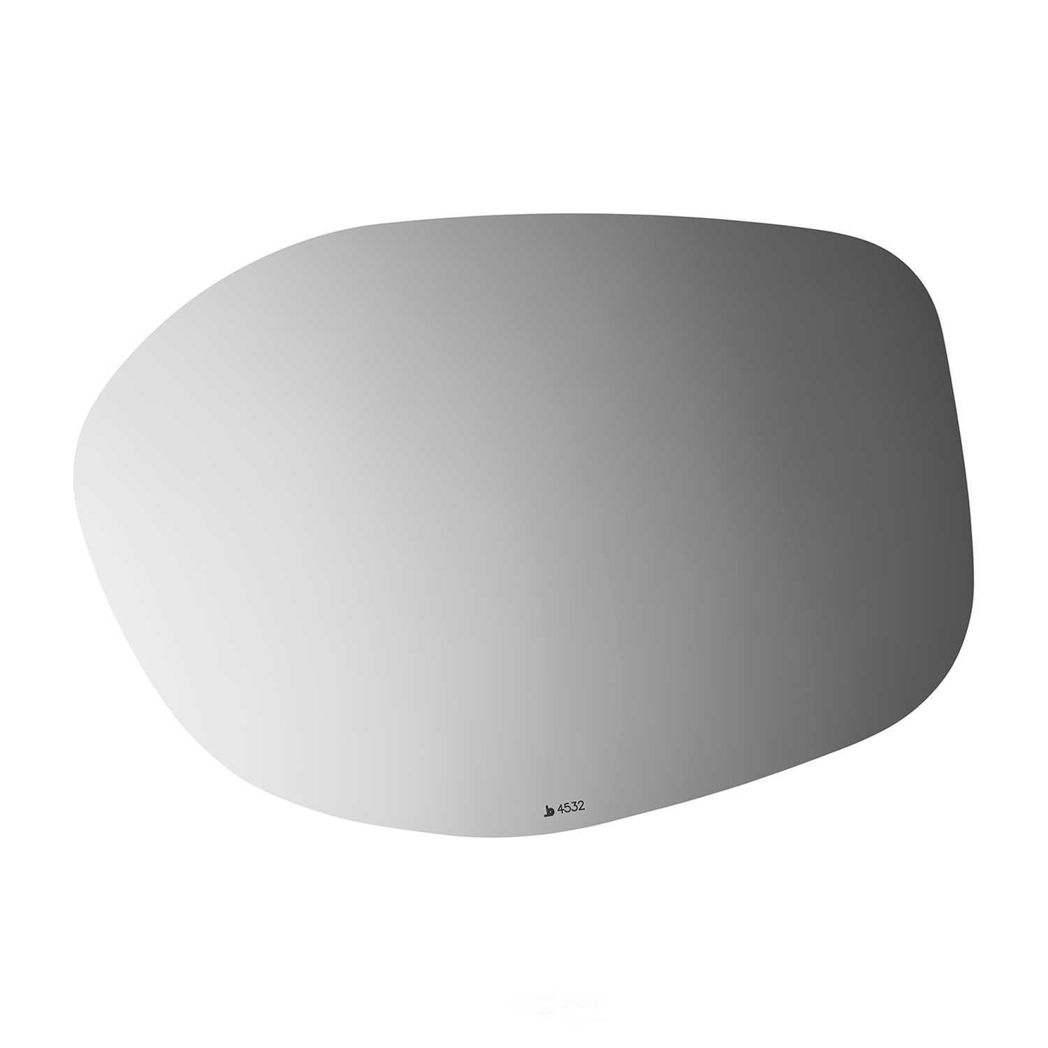 Burco Side View Mirror Replacement Glass - Clear Glass - 4532