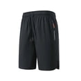 thumbnail image 4 of EOYWHK Gym Shorts with Pockets Elastic Waist Workout Shorts for Men Soft Lightweight Breathable Comfort Athletic Shorts for Men Black, Size XL, 4 of 8