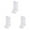 White 3PCS, variant on shoper 3 Pack Girls Knee High School Uniform Dress Socks Seamless Toe Kids Cotton Socks