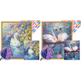 thumbnail image 1 of 5D DIY Taladro Cuadrado AB Parcial Cisne Kit Casa 45x55cm, 1 of 9
