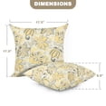 thumbnail image 6 of Nuu Garden Outdoor Patio Throw Pillows 17.3'' x 17.3'' x 6.5'' Set of 2 Throw Pillows with Inners Outside Bench Chair Decorative Cushions for Swing Deep Seat Bed Couch Sofa Indoor Outdoor Pillows, 6 of 9