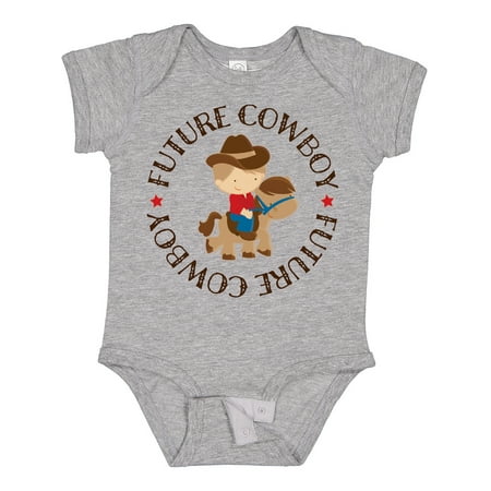 

Inktastic Future Cowboy Western Boy Gift Baby Boy Bodysuit