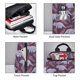 thumbnail image 5 of Cute Dinosaur And Leaves Pattern3 Backpack Casual Shoulder Daypack Lightweight Travel Backpack For Men Women, 5 of 5