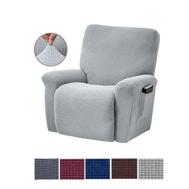 Funda Elástica Bewildely para Silla Reclinable LAZBOY Plata