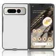 thumbnail image 2 of Nalacover Case for Google Pixel Fold, Carbon Fiber Leather Soft TPU Shockproof Drop Resistant Anti-Scratches Slim Folding Cover for Google Pixel Fold,White, 2 of 5