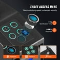 thumbnail image 2 of BENTISM Mounted Safe 3 Quick Access Ways of Fingerprints, Passwords and Keys, Handgun Safe for 1 Pistol for Home, Bedside, Nightstand, Wall, 2 of 8