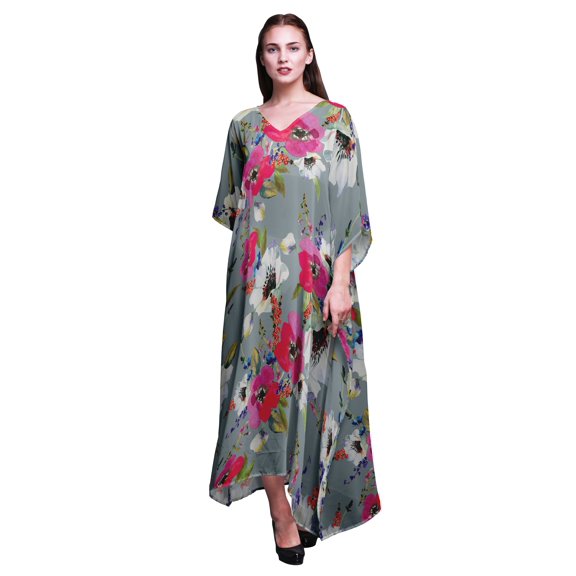 Bimba Long Caftan Maxi Dress Beach Swimwear Cover up WomensÂ Kaftan