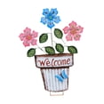 thumbnail image 3 of Maceta para flores, decoración de estaca de jardín, decoración 2D, accesorio de Metal, adorno para exteriores práctico y resistente, señal de patio, 3 of 8