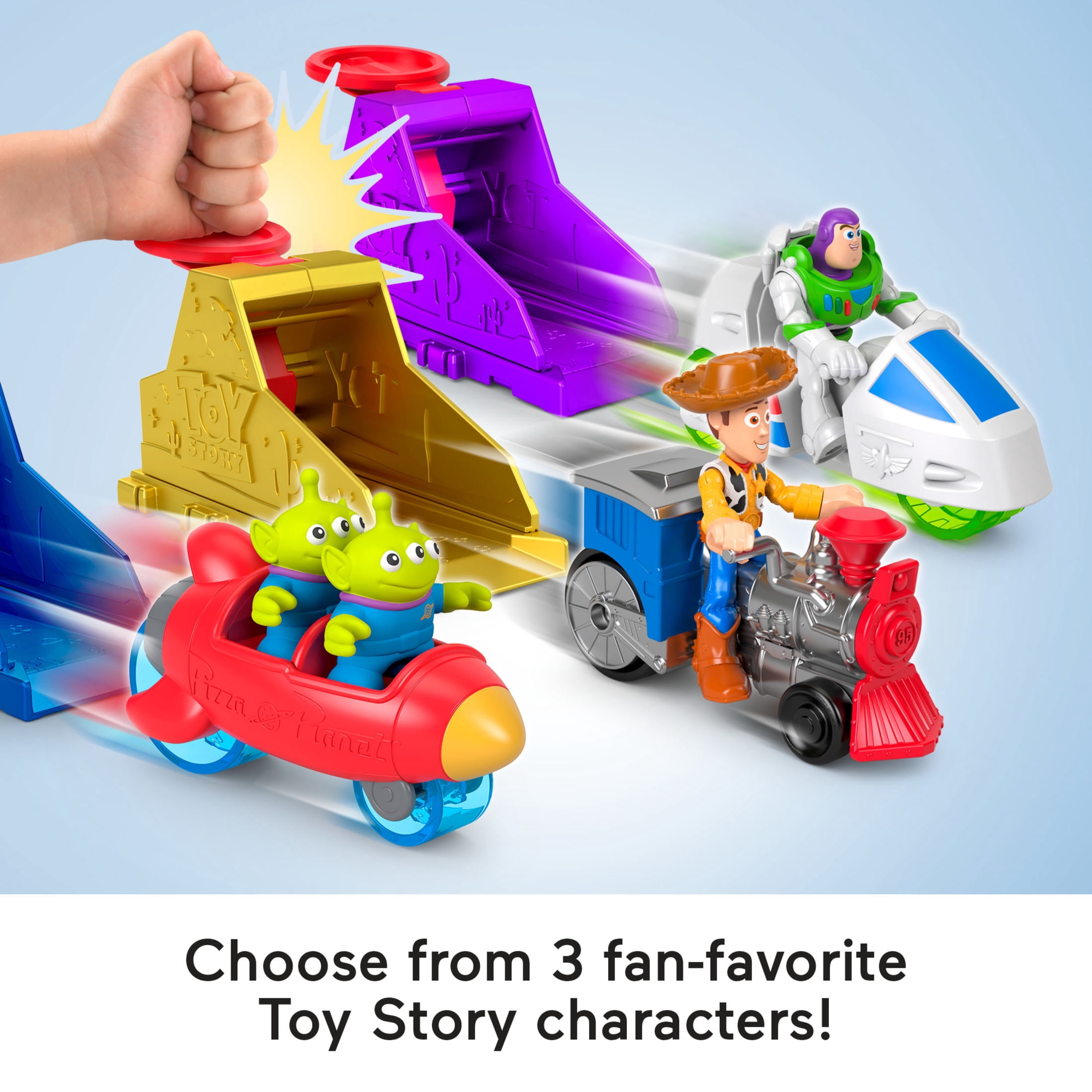 Disney and Pixar Toy Story Launcher Set with Woody Figure