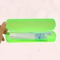 thumbnail image 6 of Unique Bargains Plastic Lightweight Toothbrush Travel Case Traveling for Travel Business 2.17"x1.38"x8.07" Green, 6 of 7