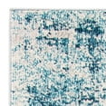 thumbnail image 2 of SAFAVIEH Madison Flowers Vintage Abstract Runner Rug, Ivory/Turquoise, 2' x 8', 2 of 9