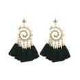 thumbnail image 2 of onlyliua Oferta Por Tiempo Limitado Pendientes Largos con Borlas Bohemias Tejidos a Mano de Estilo Europeo y Moderno, 2 of 3