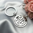 thumbnail image 3 of Llavero con texto en inglés "I Love You", regalo inspirador, llavero para hijo, cumpleaños, regalo de Navidad, llavero de aliento para niños de mamá y papá, nunca olvides que amo, 3 of 5