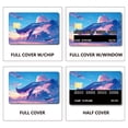 thumbnail image 4 of Rectangle PVC Plastic Waterproof Card Stickers Self-adhesion Card Skin for Bank Card Decor Whale 186x137mm, 4 of 6