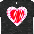 thumbnail image 3 of Inktastic Valentine Red Heart with Dots T-Shirt, 3 of 4