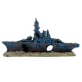 thumbnail image 1 of Aquarium Shipwreck Fish Tank Landscaping Resin Crafts Broken Ship Ornaments,B, 1 of 5