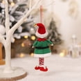 thumbnail image 5 of Colgante de muñeco de elfo y Ángel de Navidad, decoraciones para árbol de Navidad, regalo de Año Nuevo 2023, adornos de Navidad para el hogar, 2024, 5 of 5