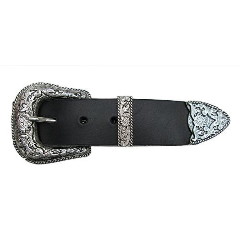 Rhinestone belt, 3 pc set, Black belt Western Rhinestone & Studded Leather Belt, Black | 1x-42  main image 4