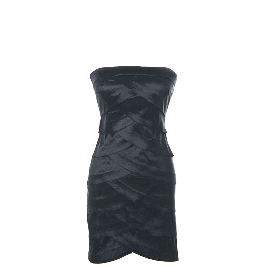satin dress tube