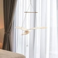 thumbnail image 4 of Seagull Mobile Wood Seagull Decor Hanging Soaring Seagulls Wood Soaring Seagulls, 4 of 8
