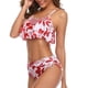 thumbnail image 4 of Trajes de baño de dos piezas para mujer, traje de baño con volantes, Tankini, ropa de playa, traje de baño Fridja  nalpqowj59869, 4 of 7