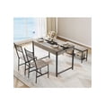 thumbnail image 4 of Qinaqin para Hogar cm de Profundidadining Mesa Set For 4 Pequeño Kitchen And 2 Chairs Anchoith Bench Space Saving Almacenamiento Rack y Cajones, 4 of 6