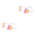 thumbnail image 3 of Eigraketly Gafas de natación para niños, gafas de natación subacuáticas con sellado de anillo de silicona a prueba de fugas profesional Rosa Blanco 2piezas, 3 of 6