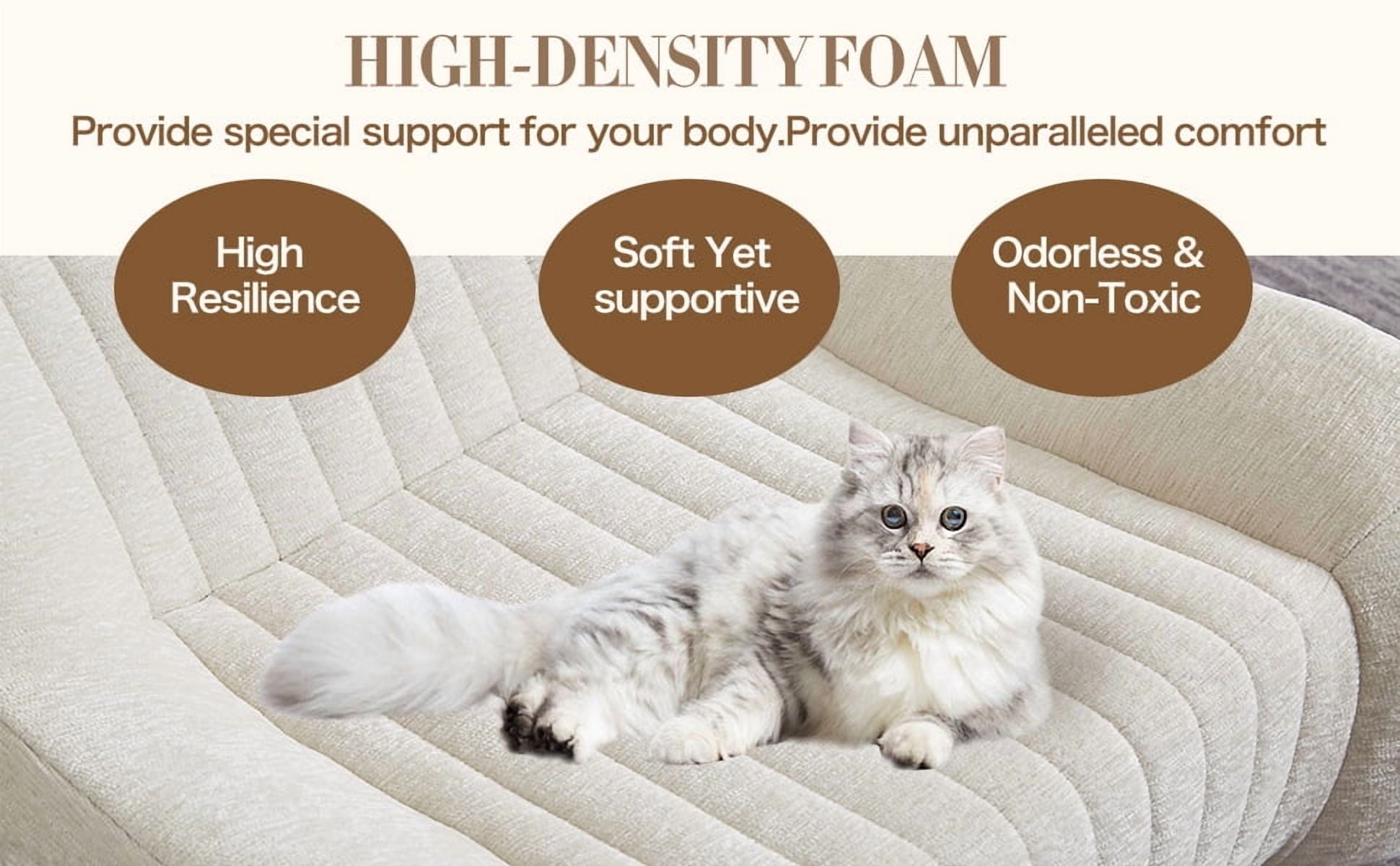 Bean Bag Chair for Adults with Armrests - Oversized Comfy Beanbag Lounge Lazy Floor Sofa Accent Chair for Living Room, Bedroom