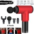 thumbnail image 3 of ador de percusión de 4 cabezales para deportistas, ejercicio, herramientas para relajar los músculos Yuyangstore Masajeador muscular eléctrico, 3 of 8
