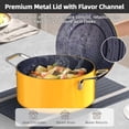 thumbnail image 4 of Juego de utensilios de cocina ligeros forjados Nuwave Lux de 13 piezas, libre de PFAS, con revestimiento cerámico Duralon G10 saludable, mangos ultra antiadherentes que se mantienen fríos, apto para t, 4 of 5