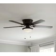 thumbnail image 2 of Hugger 52'' Black Contemporary Led Flush Mount Indoor Low Profile Ceiling Fan, 2 of 2
