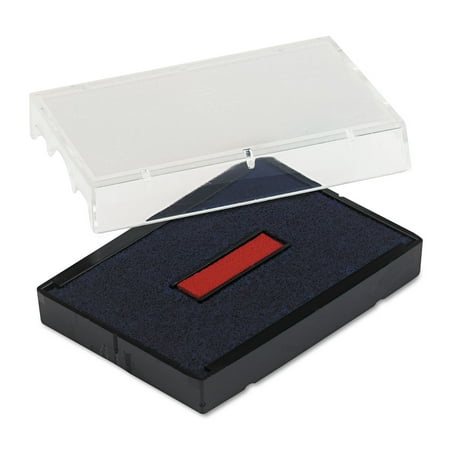 US Stamp P4729BR Trodat T4729 Dater Replacement Pad 1-9/16w x 2d Red/Blue