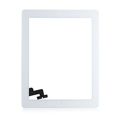 Touch Screen Digitizer Replacement w/ Home Button For Apple iPad 2 Black White 