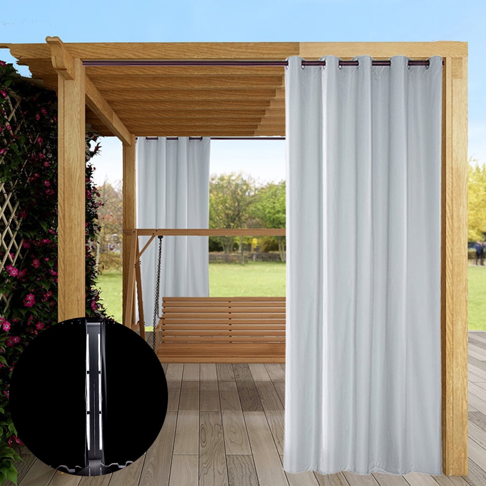 Farfi 1pc Outdoor Window Curtain Sunlight Blackout Waterproof Drape Patio Porch Decor Walmart Com Walmart Com