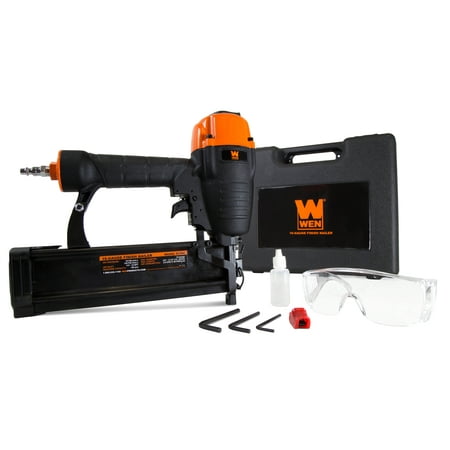 WEN 16-Gauge Pneumatic Straight Finish Nailer with Carrying (Best Pneumatic Finish Nailer)