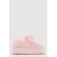 thumbnail image 2 of Women's Faux Fur Pom Pom Platform Clogs, 2 of 3