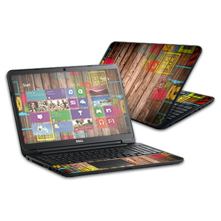 2013 Wood (Mightyskins Protective Skin Decal Cover for Dell Inspiron 15 i15RV Laptop 15.6
