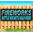 thumbnail image 1 of Fireworks Bottle Rockets Sold Here 13 oz Vinyl Banner With Metal Grommets, 1 of 4