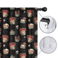 thumbnail image 4 of Blackout Kids Curtains,Black Skull Flower Mushroom Pattern Childrens Insulated Curtains Set Of 2,Bedroom Essentials,Toddler Room Decor 42"x54", 4 of 5