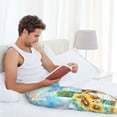 thumbnail image 5 of Vsdgher French Bulldog Sunflowers Bubbles Mens Pajama Pants Sleep & Lounge Pants, PJ Pants-Small, 5 of 6