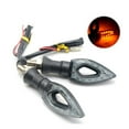 thumbnail image 5 of Señales de giro 2 uds. Indicadores de luz LED de intermitente universales para motocicleta lámpara de luz intermitente ámbar 12 cuentas LED, 5 of 5